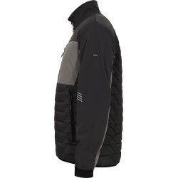 ENGEL Entire quiltet jakke Sort/Antrazitgr� 1328-142