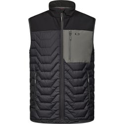 ENGEL Entire quiltet vest Antrazitgrå/Sort 5328-142