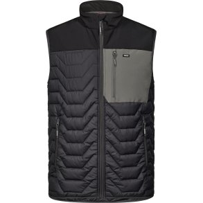 ENGEL Entire quiltet vest Antrazitgr/Sort 5328-142