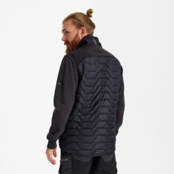 ENGEL Entire quiltet vest Antrazitgrå/Sort 5328-142