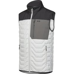 ENGEL Entire quiltet vest Bone White / Anthracite Grey 5328-142