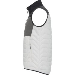 ENGEL Entire quiltet vest Bone White / Anthracite Grey 5328-142