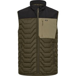 ENGEL Entire quiltet vest Forest Green/Sort 5328-142