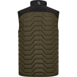 ENGEL Entire quiltet vest Forest Green/Sort 5328-142