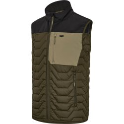 ENGEL Entire quiltet vest Forest Green/Sort 5328-142