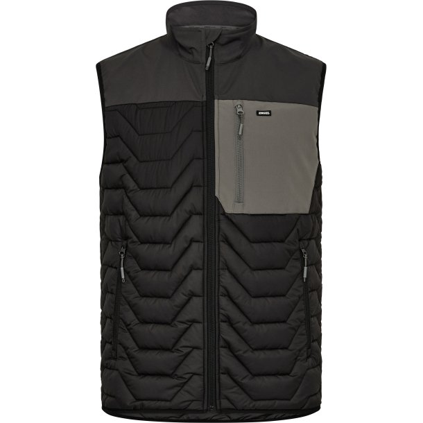 ENGEL Entire quiltet vest Sort/Antrazitgrå 5328-142