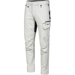 ENGEL Entire servicebukser med 4-vejs strk Bone White / Anthracite Grey 2336-234