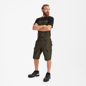 ENGEL Entire shorts med strk Forest Green 6329-144