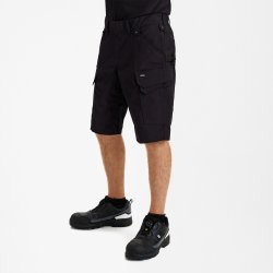 ENGEL Entire shorts med strk Sort 6329-144