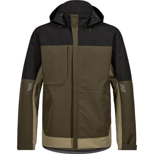 ENGEL Entire skaljakke Forest Green/Sort 1129-159