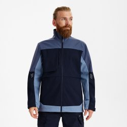 ENGEL Entire softshelljakke Deep Blue / Dark Sea 1327-140