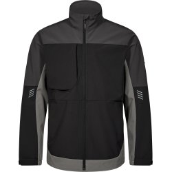 ENGEL Entire softshelljakke Sort/Antrazitgrå 1327-140