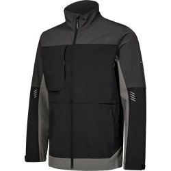 ENGEL Entire softshelljakke Sort/Antrazitgrå 1327-140