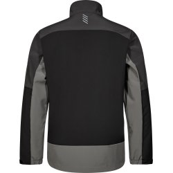 ENGEL Entire softshelljakke Sort/Antrazitgrå 1327-140