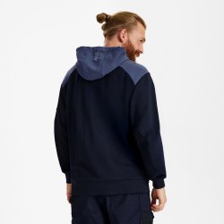 ENGEL Entire sweat cardigan med htte Deep Blue / Dark Sea 8329-247