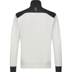 ENGEL Entire sweat cardigan med krave Bone White / Anthracite Grey 8328-247