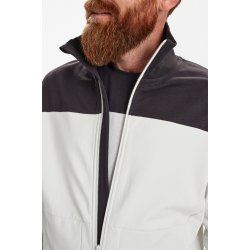 ENGEL Entire sweat cardigan med krave Bone White / Anthracite Grey 8328-247