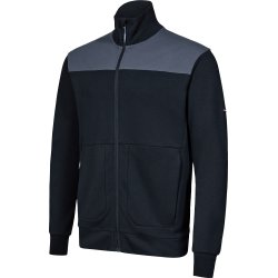 ENGEL Entire sweat cardigan med krave Deep Blue / Dark Sea 8328-247