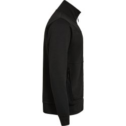 ENGEL Entire sweat cardigan med krave Sort 8328-247