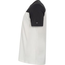 ENGEL Entire T-shirt Bone White / Anthracite Grey 9329-243