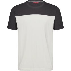 ENGEL Entire T-shirt Bone White / Anthracite Grey 9329-243