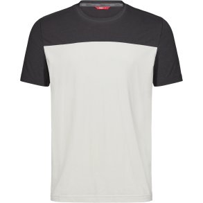 ENGEL Entire T-shirt Bone White / Anthracite Grey 9329-243