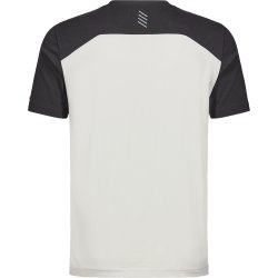 ENGEL Entire T-shirt Bone White / Anthracite Grey 9329-243