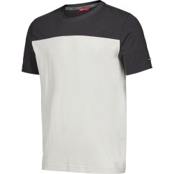 ENGEL Entire T-shirt Bone White / Anthracite Grey 9329-243