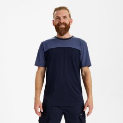 ENGEL Entire T-shirt Deep Blue / Dark Sea 9329-243
