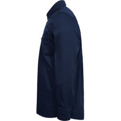 ENGEL Extend bomuld langrmet skjorte Blue Ink 7186-811