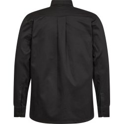 ENGEL Extend bomuld langrmet skjorte Sort 7186-811