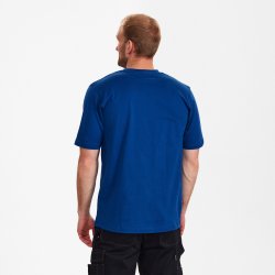 ENGEL Extend bomuld T-shirt Surfer Blue 9053-551