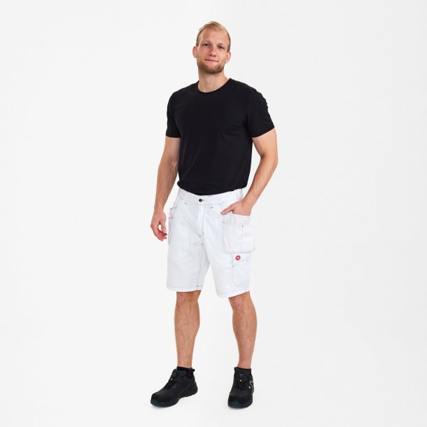 ENGEL Combat h�ndv�rkershorts med h�ngelommer Hvid 6761-630