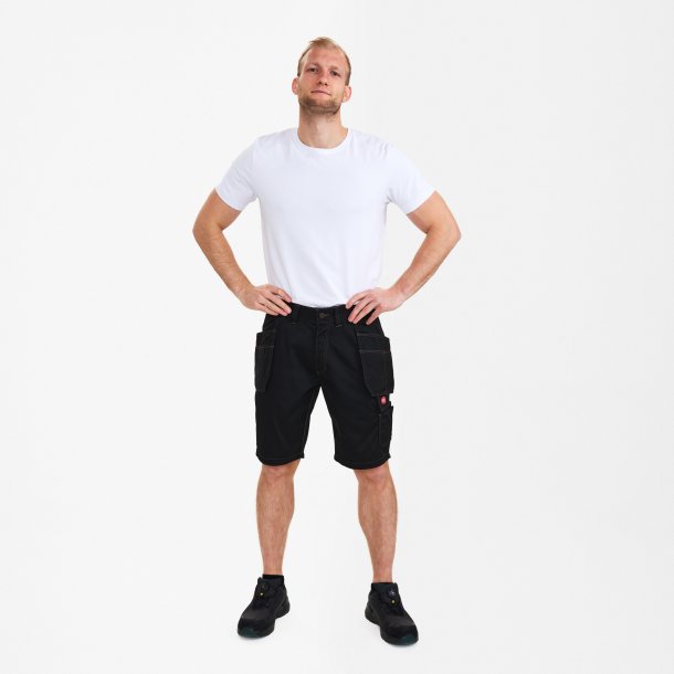 ENGEL Combat h�ndv�rkershorts med h�ngelommer Sort 6761-630
