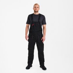 ENGEL Combat overall med h�ngelommer Sort 3761-630