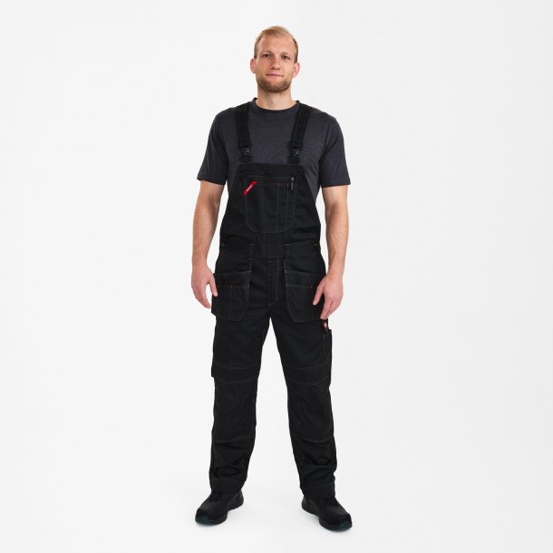 ENGEL Combat overall med h�ngelommer Sort 3761-630