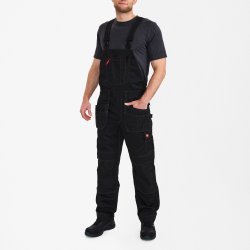 ENGEL Combat overall med h�ngelommer Sort 3761-630