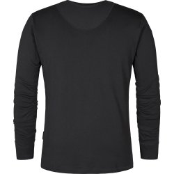 ENGEL Extend Grandad langrmet T-shirt Antrazitgr 9257-565