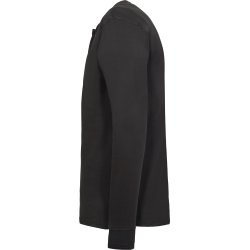 ENGEL Extend Grandad langrmet T-shirt Antrazitgr 9257-565