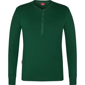 ENGEL Extend Grandad langrmet T-shirt Grn 9257-565