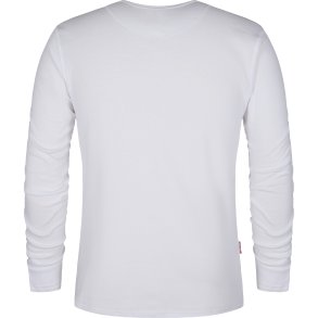 ENGEL Extend Grandad langrmet T-shirt Hvid 9257-565