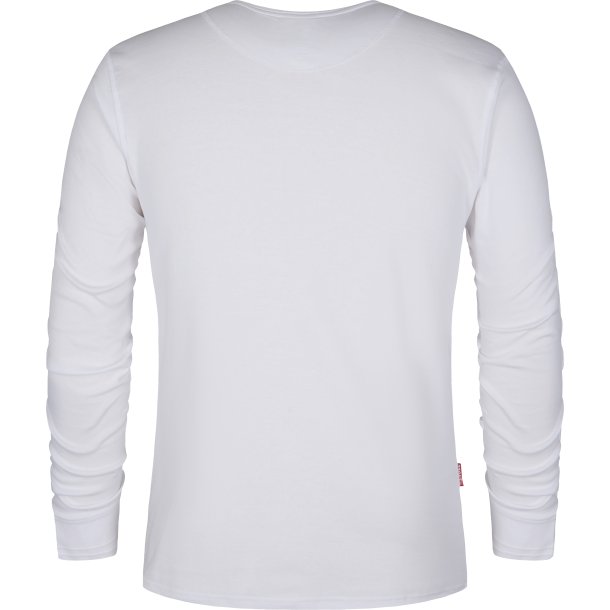 ENGEL Extend Grandad langrmet T-shirt Hvid 9257-565