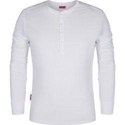ENGEL Extend Grandad langrmet T-shirt Hvid 9257-565