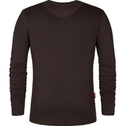ENGEL Extend Grandad langrmet T-shirt Mokkabrun 9257-565