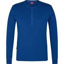 ENGEL Extend Grandad langærmet T-shirt Surfer Blue 9257-565