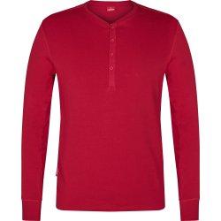 ENGEL Extend Grandad langærmet T-shirt Tomato Red 9257-565