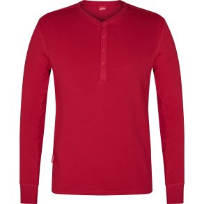 ENGEL Extend Grandad langrmet T-shirt Tomato Red 9257-565
