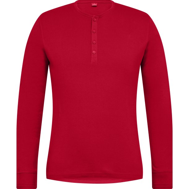 ENGEL Extend Grandad lang�rmet T-shirt Tomato Red 9257-565