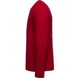 ENGEL Extend Grandad lang�rmet T-shirt Tomato Red 9257-565