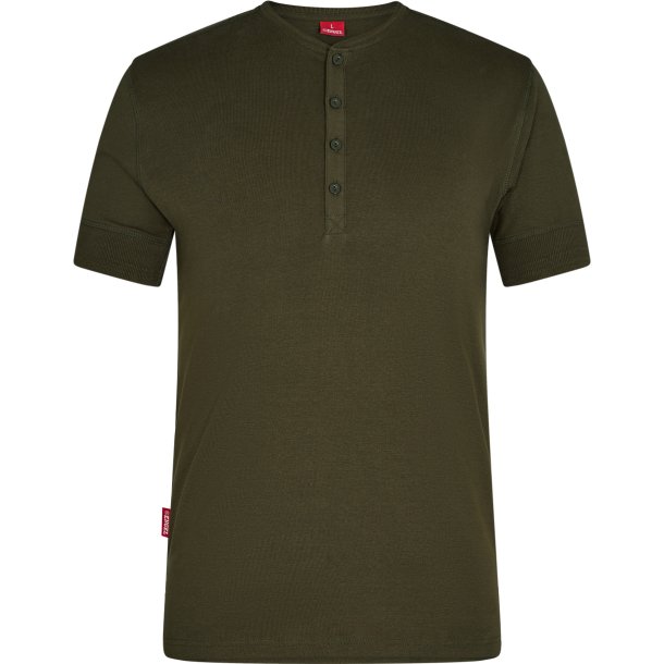 ENGEL Extend Grandad T-shirt Forest Green 9256-565